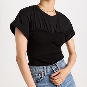 A.L. C Frankie Black Top